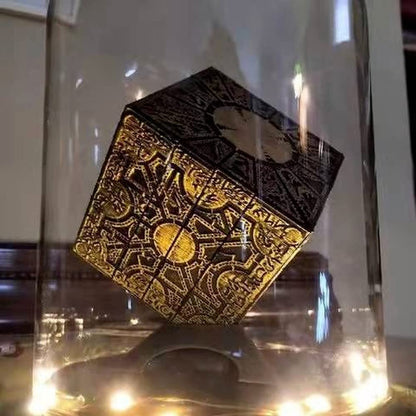 Detachable Hellraiser Puzzle Box, Cenobites Pinhead Halloween Cosplay Prop (Resin Model)
