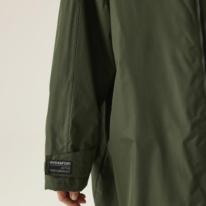 Regatta Mens Waterproof Robe Adults Dark Khaki S/M