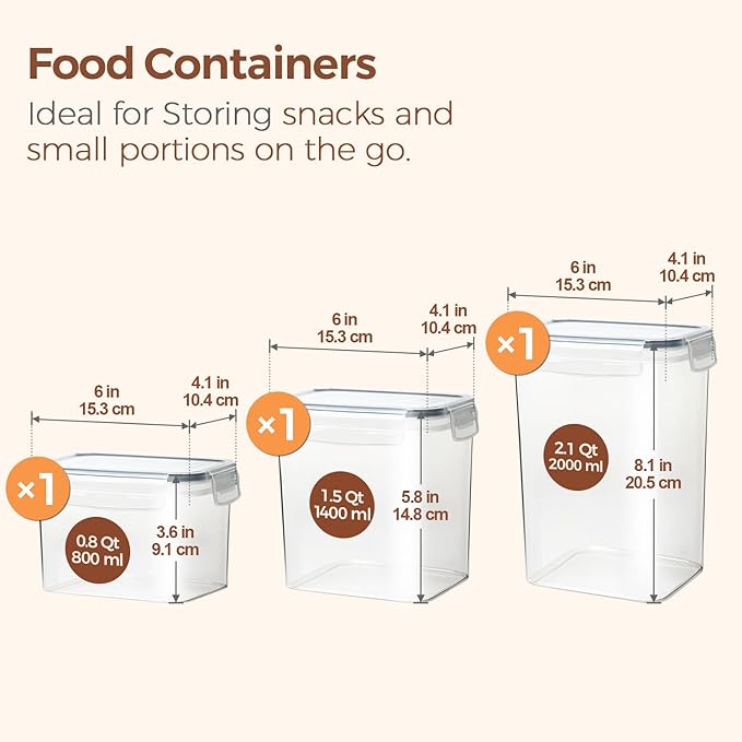 ComSaf Food Storage Containers