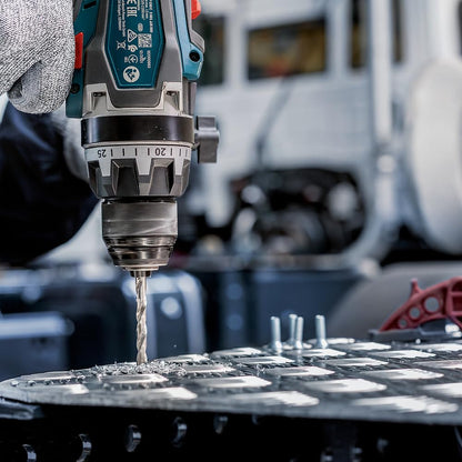 Bosch 10x PRO Metal HSS-G Twist Drill Bit Standard Length (for Non-ferrous metals, Steel, Ø 4,00 mm, Professional Accessory Rotary Drill/Drivers)