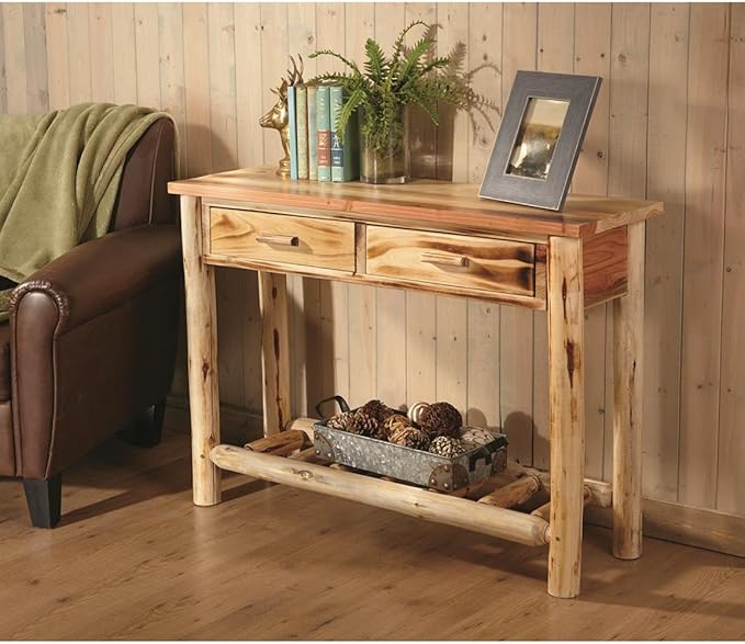 CASTLECREEK Log Sofa Table, Console Tables