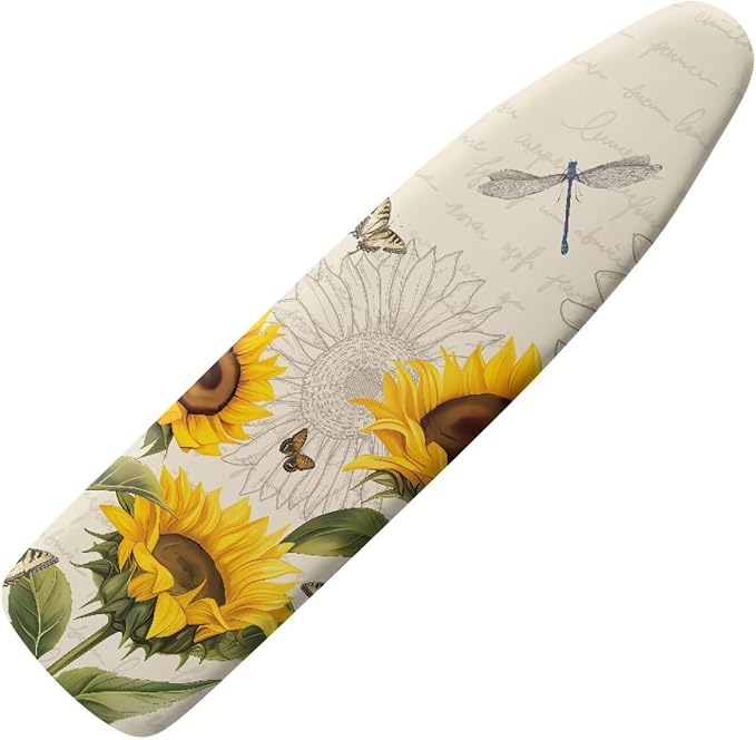 Iron Board Cover Standard Size, Sunfloral Ironing Board Cover, Floral Ironing