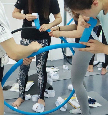 PRIOR FITNESS Aerial Lyra Hoop Anti Skid Tape Aerial Hoop Lyra Non Slip Grip Tape Yoga Rig Belt for Exercises Gymnastics Acrobatics Kinesiology (Red)