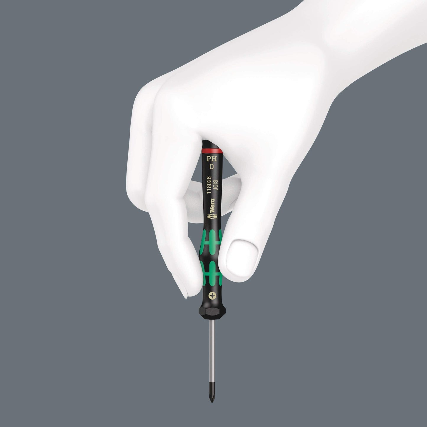 Wera 2035/6 A Kraftform Micro Screwdriver Set, for electronic applications, PH/SL, 6 Piece, 05118150001