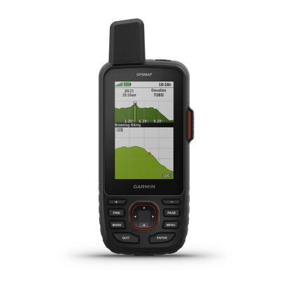 Garmin GPSMAP 67i Rugged GPS Handheld with inReach® Satellite Technology, Two-Way Messaging, Interactive SOS, Mapping