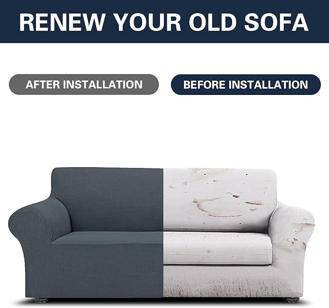Cupuamon 2026 New Stretch Oversized Sofa Slipcovers Couch Sofa Cover
