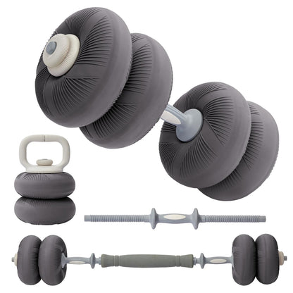 YOTTOY Weights Dumbbells Set,Free Weight Set with Connector, 4 in1 Dumbbells Set Used as Barbell, Kettlebells, Push up Stand, Weight Plate, Fitness Exercises for Home Gym
