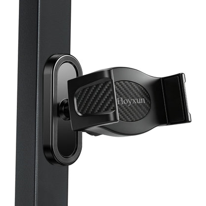 HOYXUN Magnetic Phone Holder for Gym, 360° Adjustable Strong Magnet Base Mount, Universal Magnetic Phone Mount for Workout Recording on All Smartphones