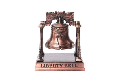 Generic Liberty Bell with Metal Stand, Copper, Classic, Decorative Figurine