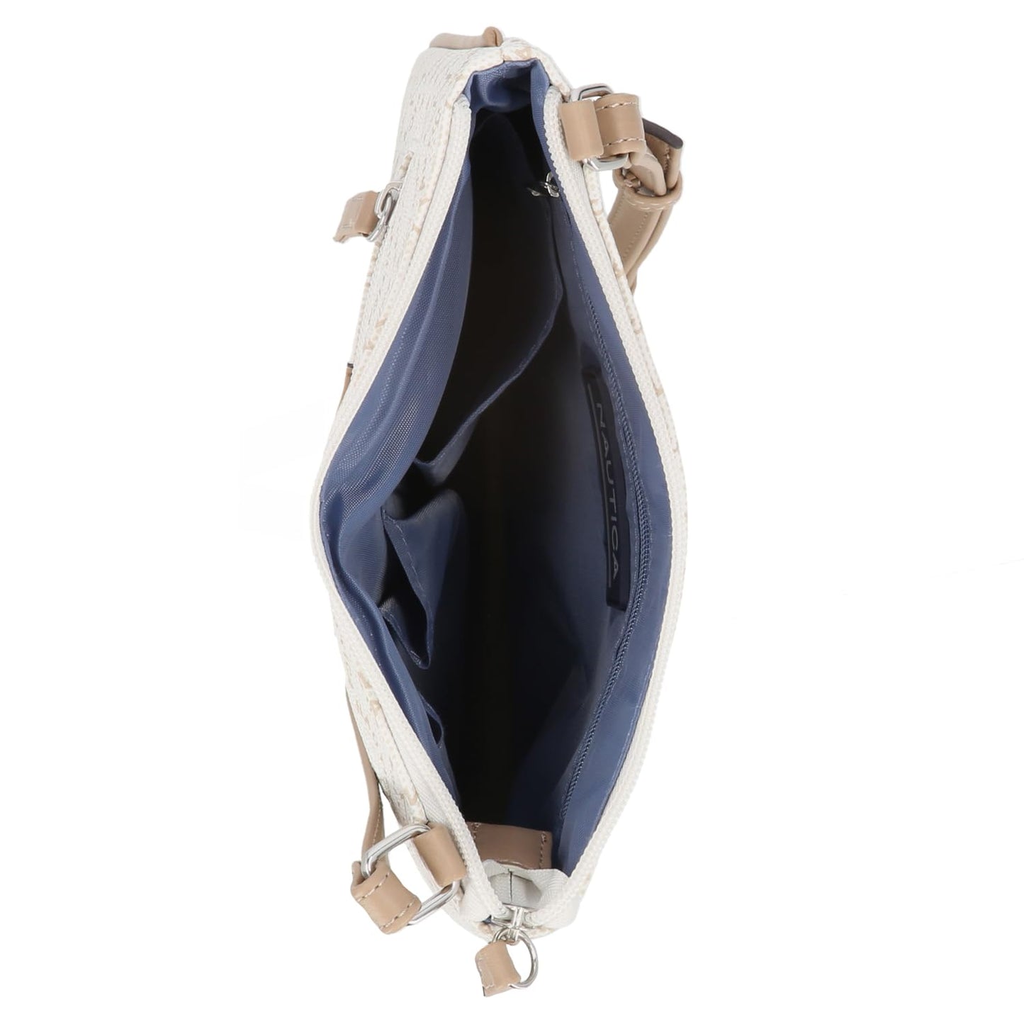 Nautica Lakeside Signature Jaquard North South Crossbody Bag