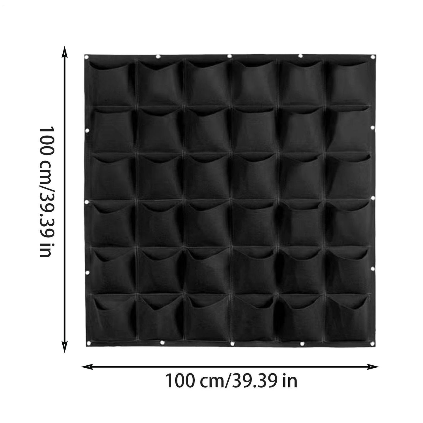 Living Wall Planter | 36 Pockets Vertical Gardening Greening Flower Container,Hangable Grow Bags,for Vegetable Tomato Yard Outdoor Indoor Fence Home Balcony