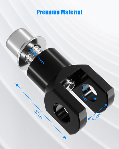 Motorcycle Foot Pegs Mount Supports Footrest Mounting Clevis Hardware Kit 29mm Fit for Harley Davidson FX Softail FXST FXR Low Rider Custom FXLR FXR Super Glide, Male Mount Style