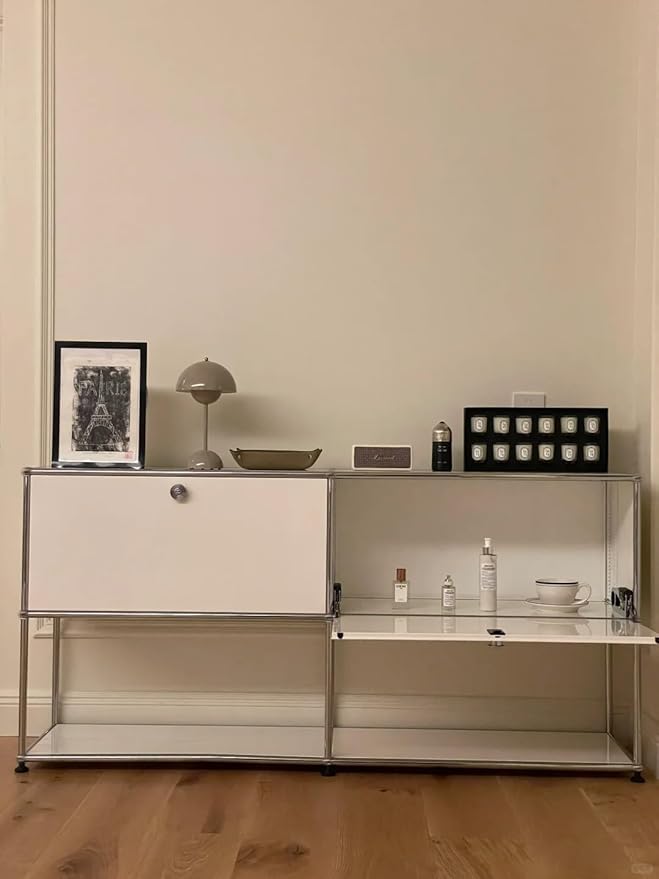 Modern Storage Cabinet Sideboard Versatile Free-Standing Organizer Cabinets