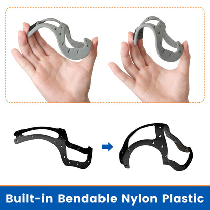 Willcom Silicone Thumb Brace for Arthritis Pain Relief, Semi-rigid Support for De Quervains, Trigger Finger, Women & Men, Right & Left Hands (Medium 6.3-7.3 inch)