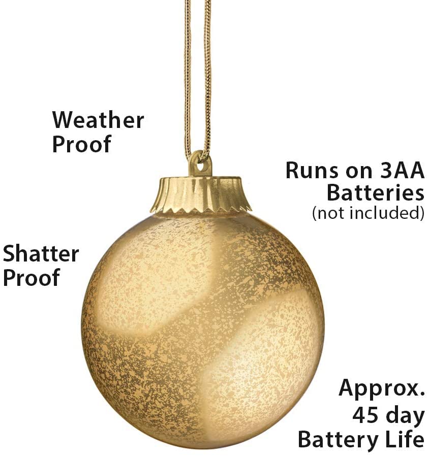 Xodus Innovations ORNAMENT 5IN GLOBE PULSING BLU WP510