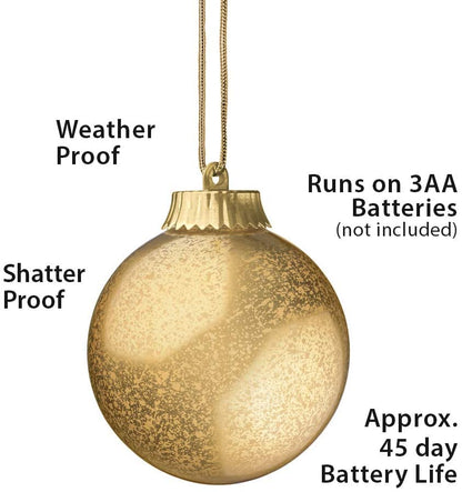 Xodus Innovations ORNAMENT 5IN GLOBE PULSING BLU WP510