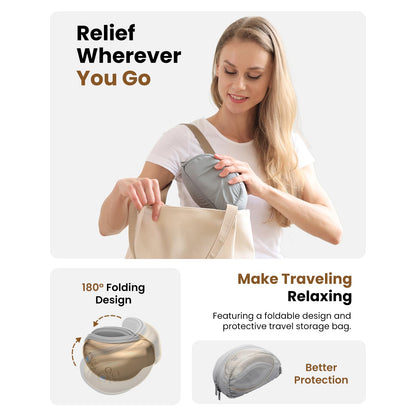 BOB AND BRAD Eye Massager FSA Eligible/HSA Eligible, EyeOasis 2 Heated Eye Mask for Migraines with Music, Smart Migraine Massager Reduce Dry Eyes Improve Sleep, Birthday Gifts for Women Men Mom Dad