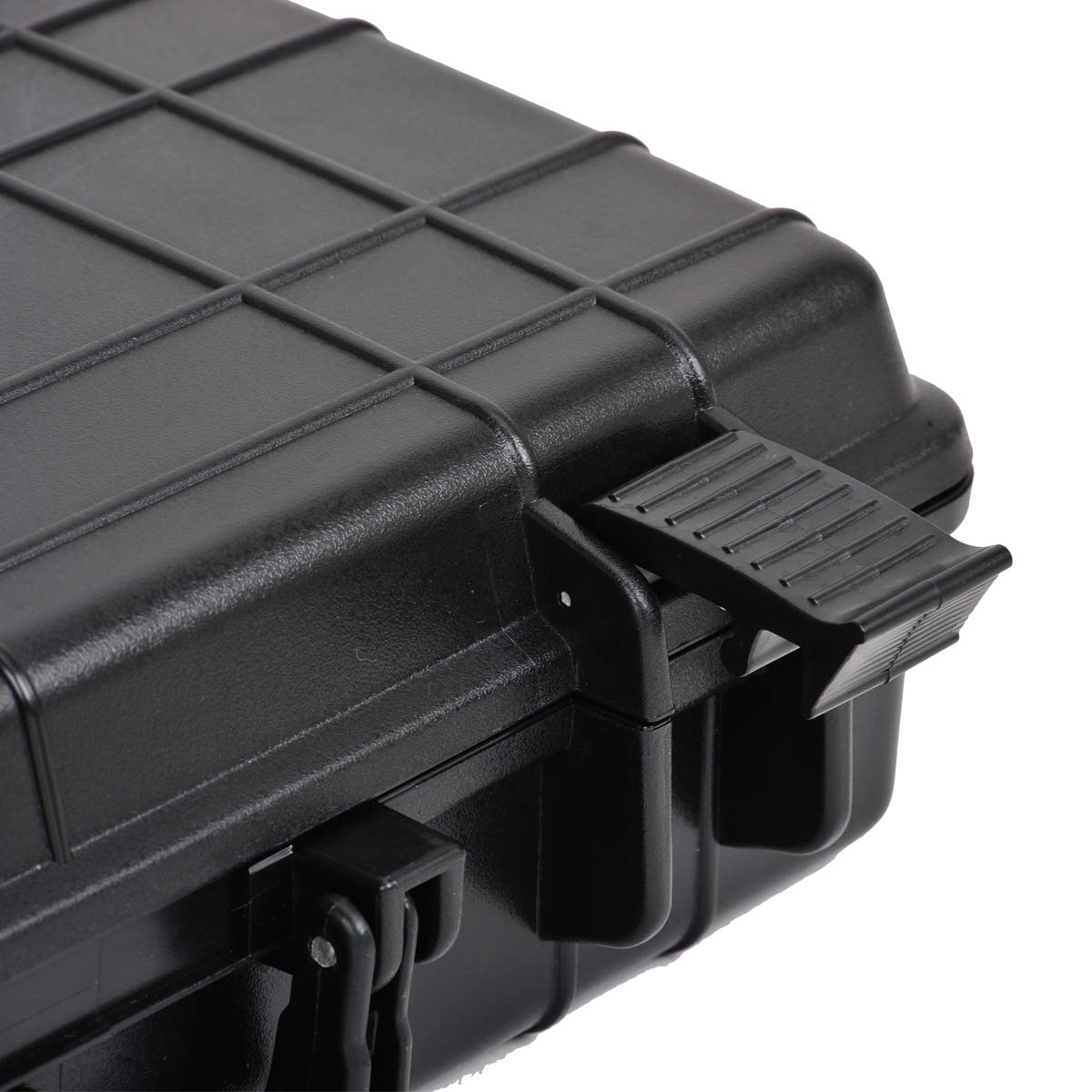 MEIJIA Portable Waterproof Protective Case,Hard Camera Case,Customized Fit Foam Inserted, Elegant Black,Fit for Camera, Equipments, Lens,Drones,19.78“X15.77"x7.41" (Black)