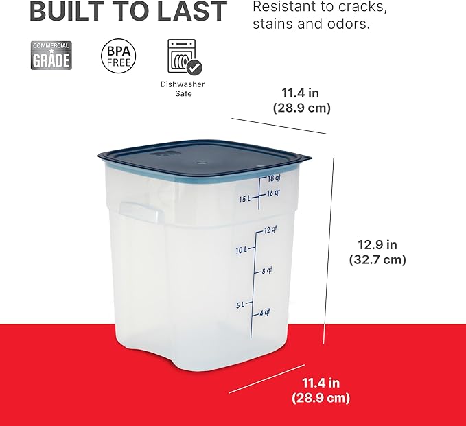 Cambro FreshPro 18 Quart Food Storage Container