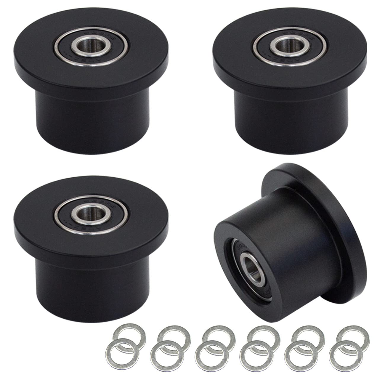 Total Gym 1700 Club Wheels/Rollers Qty for 4 Models 1000 1100, 1400, 1500, 1600, 1700, 1800, 1900, Achiever, Force, Gold, Max, Platinum, Platinum Plus, Pro, Supra, Supreme, Ultima, Ultra, XLI