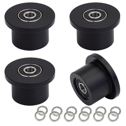 Total Gym 1700 Club Wheels/Rollers Qty for 4 Models 1000 1100, 1400, 1500, 1600, 1700, 1800, 1900, Achiever, Force, Gold, Max, Platinum, Platinum Plus, Pro, Supra, Supreme, Ultima, Ultra, XLI