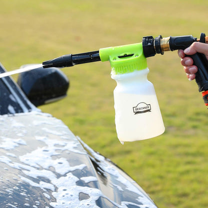 Car Wash Foam Cannon, DEWINNER Foam Blaster, Quick Release Soap Washer gun, Quick Connect to Garden hose Snow Lance, Auto Washer Sprayer, With Cleaning Kit