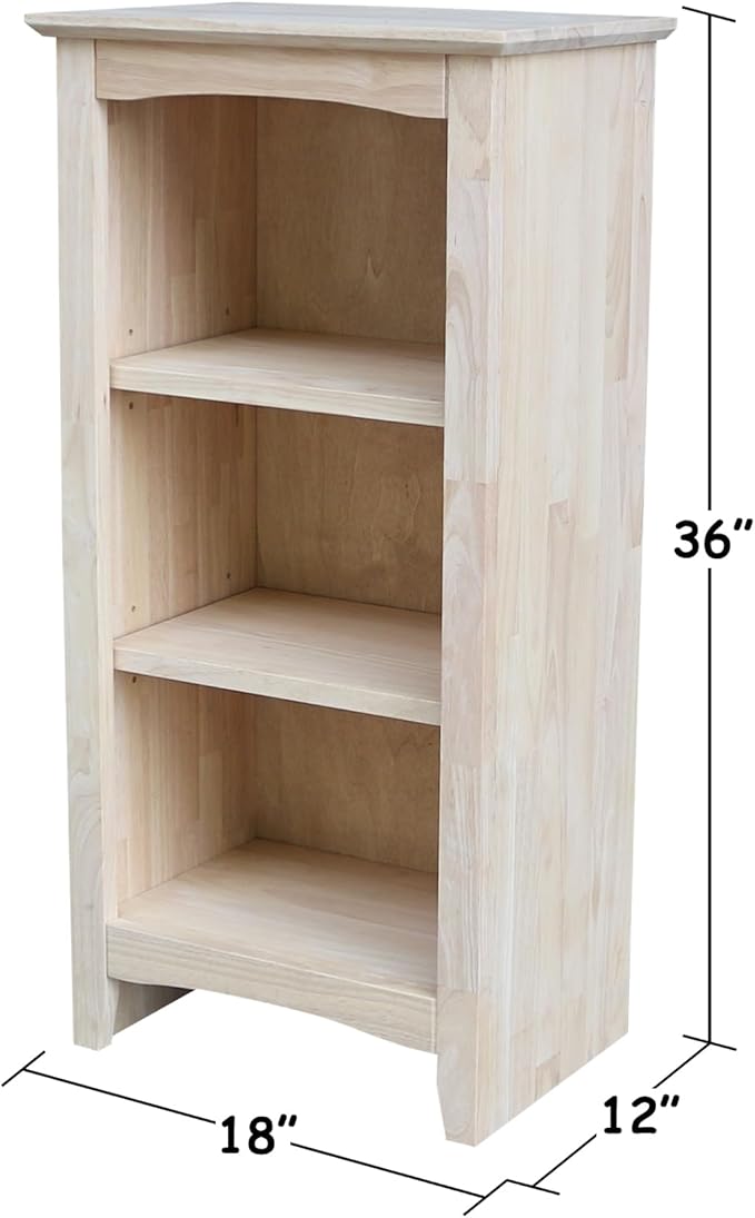 Solid Wood Shaker Bookcase