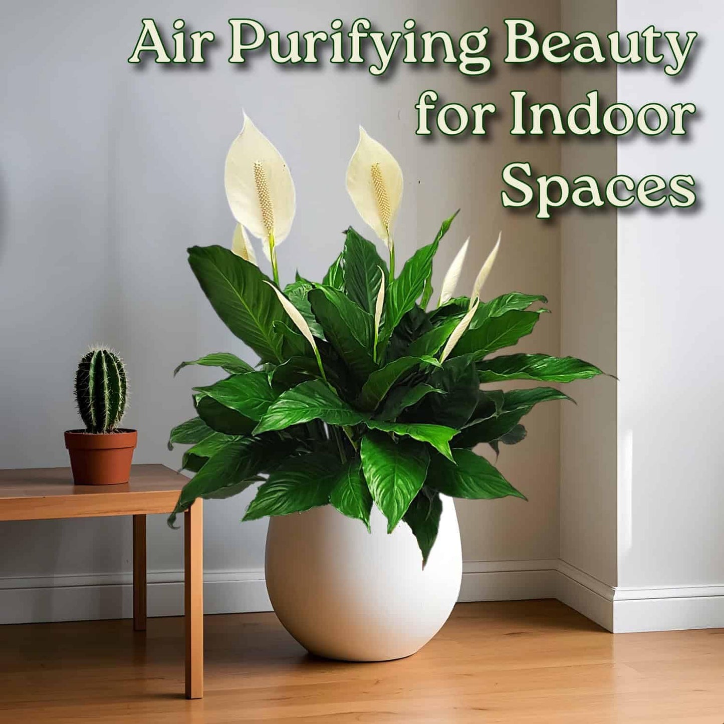 Spathiphyllum Peace Lily - Flowering Foliage Plant - 3 Gallon Planter - Overall Height 24" to 28" - Tropical Plants of Florida (Plant in Growers Pot)