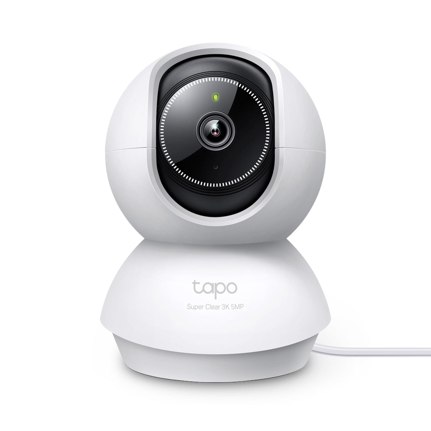 Tapo C230 3K 5MP Indoor Camera, Smart AI Detections - Person Pet Baby Cry, Pan/Tilt 360° View, Security Carmera No Monthly Fee, Enhanced Night Vision, Two-way Audio, Works with Alexa & Google