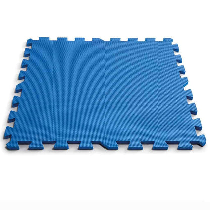 INTEX | Interlocking Padded Floor Protector | 8 interlocking tiles measuring 50x50cm each | Ideal for protection and cushioning around your pool or play area | Blue