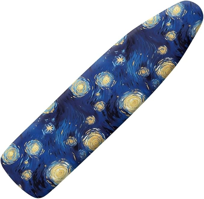 Galaxy Star Steam Ironing Board Cover Standard Size 15" X 54", Starry Night Oil