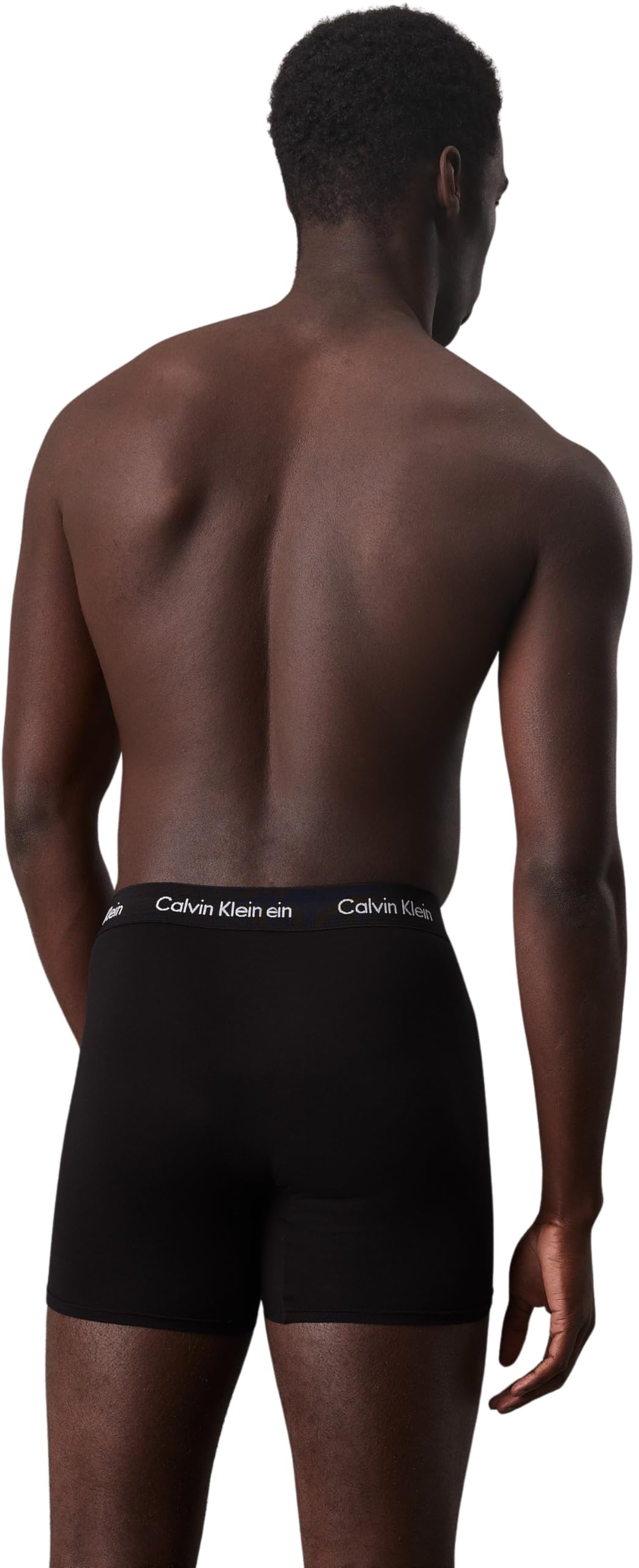 Calvin Klein Men's Boxer Briefs, W/Black, M