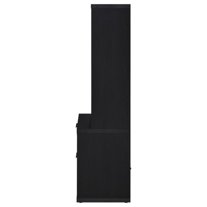 Coaster Home Furnishings Westpark 3-Piece Wall Unit Bookcase Set with USB Black 802703-S3