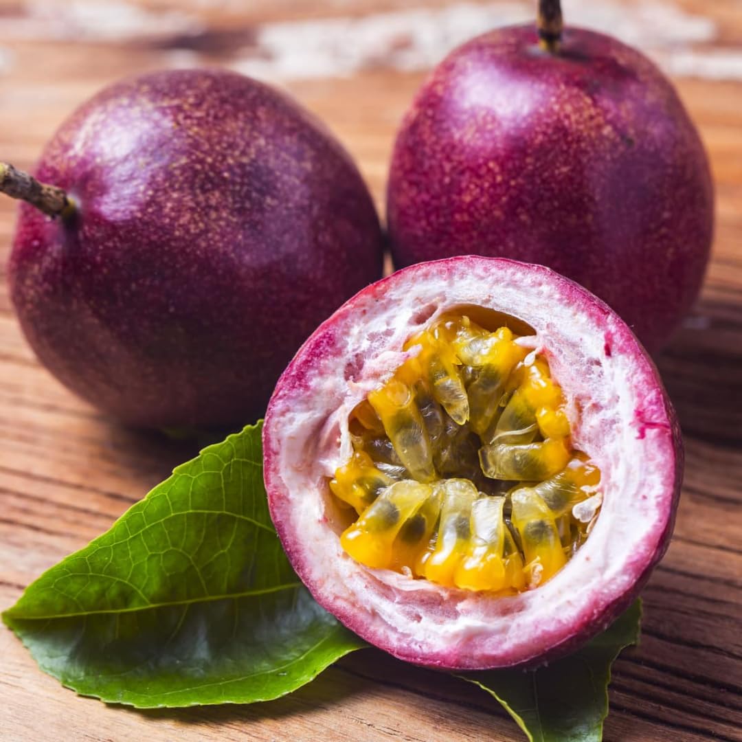 2 Passion Fruit Plant, Passion Fruit Tree, Purple Passion Fruit - Purple