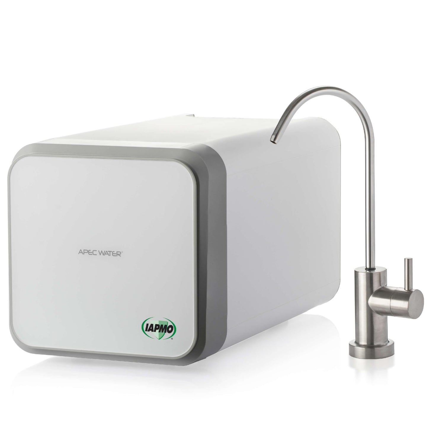 APEC Tankless Reverse Osmosis System, NSF 372 & 58 Certified 3 Stage Water Filtration Bottled Water Quality, High 1K GPD Faucet Flow, Efficient 2:1 Pure to Drain, Space Saving Design