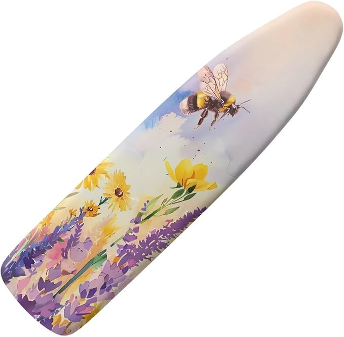 Honeybee Ironing Board Cover and Pad Fits 15" x 54" Standard Boards, Resist