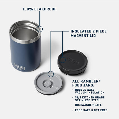 YETI Rambler 26 oz Cape Taupe Chug Cap Bottle and 16 oz Black Food Jar, Leakproof, Vacuum Insulated with YETI Ranchero 27L Backpack, All-Day Utility Pack, Cape Taupe