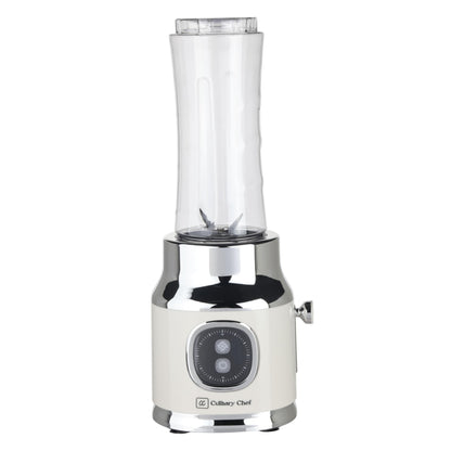 CULINARY CHEF Retro Smoothie Maker Personal Blender with Mason Jar, Perfect for Shakes and Smoothies, Countertop, Dishwasher Safe, BPA-Free, High Power 300W, Black
