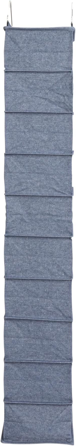 Household Essentials Hanging Narrow Cotton Blend and Plastic Closet Organizer