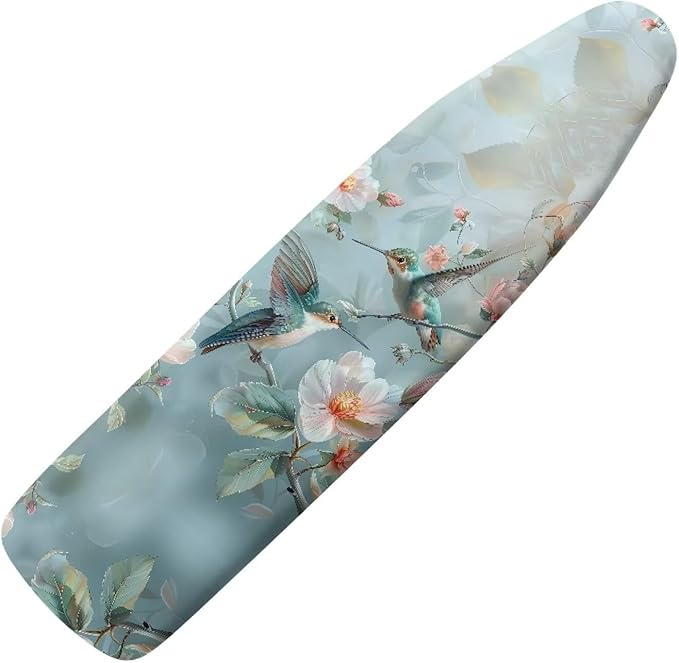 Hummingbird Design Ironing Board Cover and Pad Elastic Edge