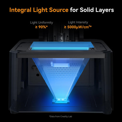 Creality Resin 3D Printer HALOT R6, 2K LCD Monochrome Screen, Upgraded Light Source with High-Precision Printing, Simple Workflow 3D Resin Printers Designed for Beginners