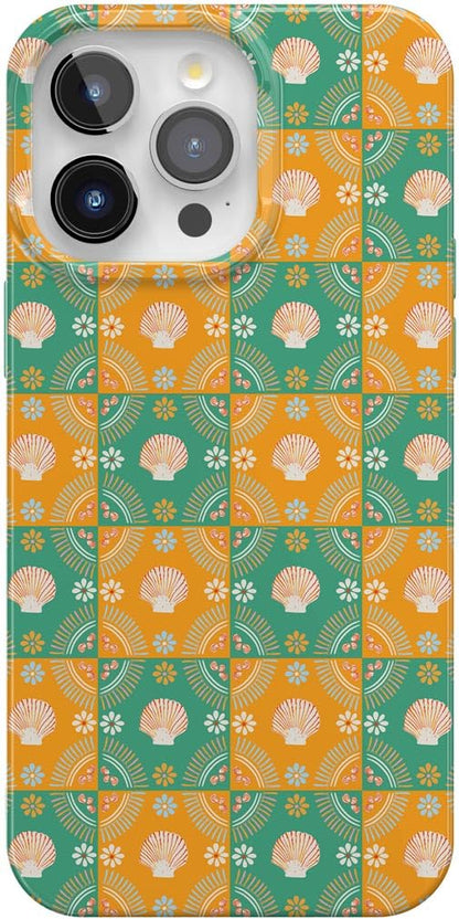 Casely iPhone 14 Pro Max Case | Fit Check | Neutral Checkerboard | Compatible with MagSafe | Classic Ultra Slim Design