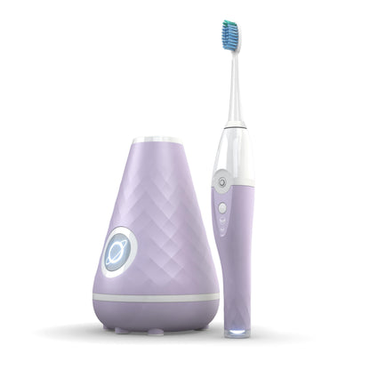Tao Clean UV Sanitizing Sonic Toothbrush and Cleaning Station, Electric Toothbrush, Dual Speed Setting, White