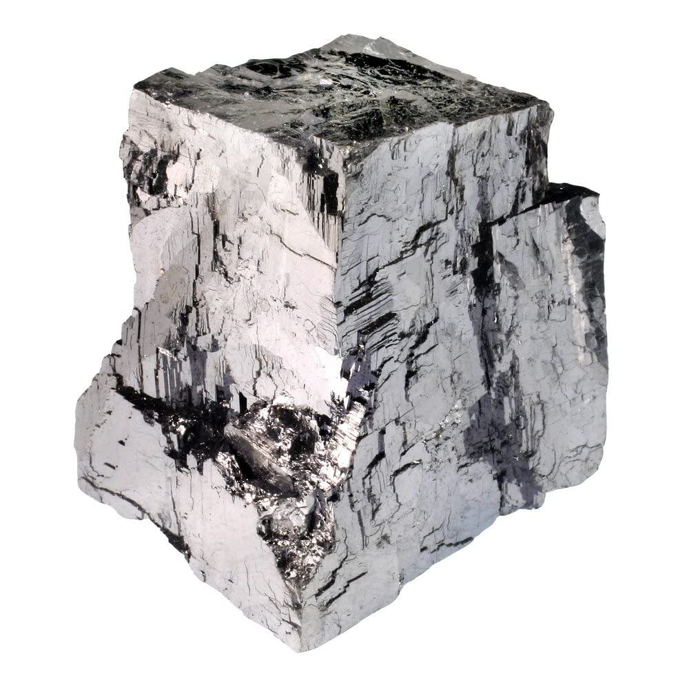Pachamama Essentials Raw Galena Healing Crystal, Mineral Specimen - Great for Science Classrooms - Approx. 1"-2" 1pc