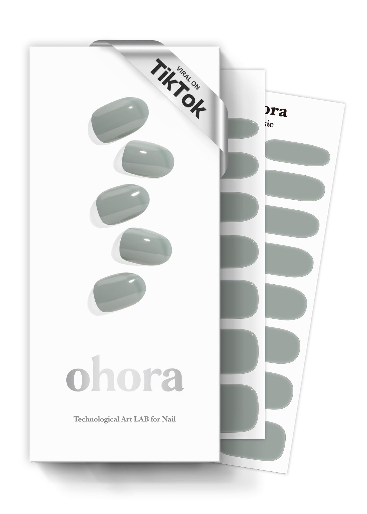 ohora Bundle Set (N Addict Starter Kit) - Red Solid Gel Nail Strips with UV/LED Lamp and Mini Remover, Salon-Quality, Long Lasting, Easy to Apply & Remove - Includes Prep Pads, Nail File, Wooden Stick