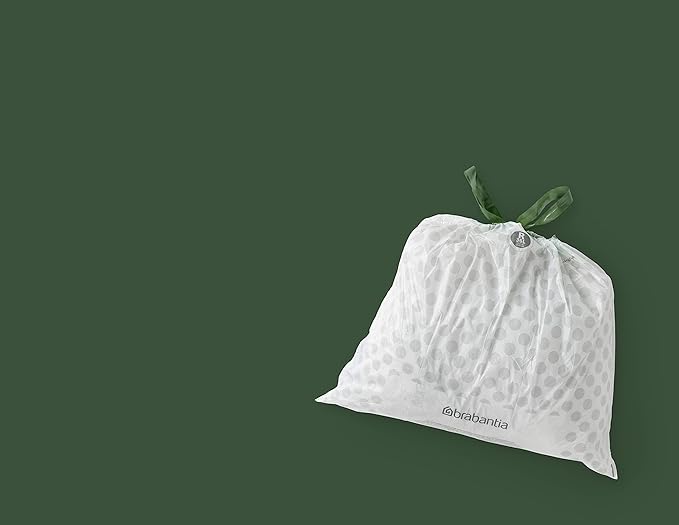 Brabantia PerfectFit Trash Bags Thick Plastic Trash Can Liners