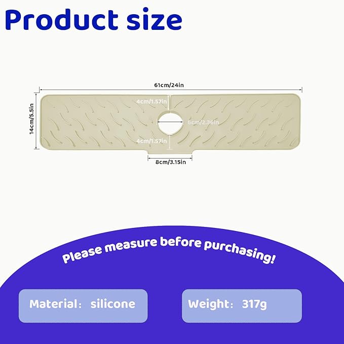Silicone Faucet Splash-Proof pad, Universal Faucet Cover, Suitable