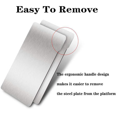 KOYOFEI Resin 3D Printer Flex Build Plate for Saturn 4, Spring Steel Flexible Plate and Magnetic Base Platform for Saturn 2 8K, Saturn 3/Ultra, Saturn 4/Ultra 224x129mm