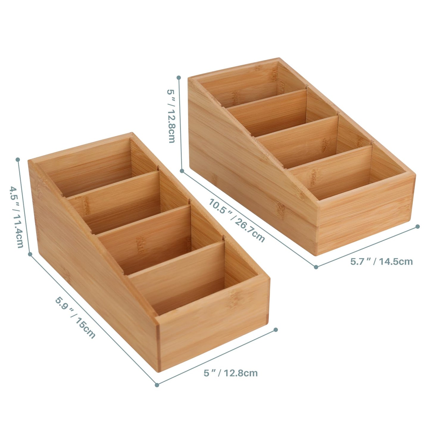 HTB Bamboo Salt Cellar & Snack Organizer