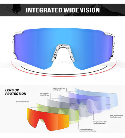 OUKEMAX Polarized Sport Sunglasses-Men-Women Running-Sunglasses: Cycling Sun Glasses UV Protection Driving Fishing 3packs